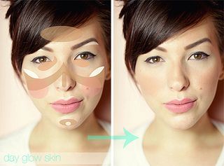 how to create a day glow face look