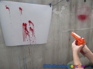 squirt gun painting