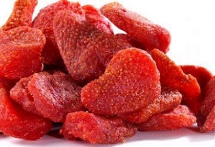 strawberries dried in the oven. taste like candy but are healthy natural. 3 hrs