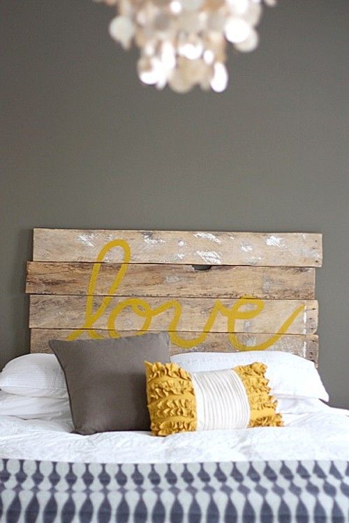 yellow and grey color scheme. i JUST painted my room this taupe/ gray color and