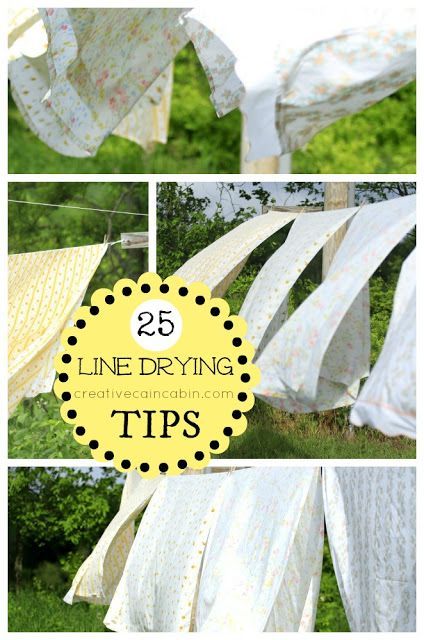 25 Tips for Line Drying your Laundry ~ Creative Cain Cabin