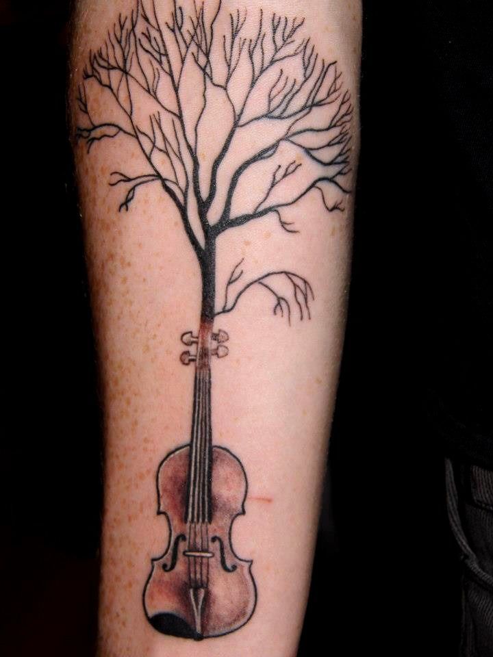 "I made this a drawing a long time ago, IвЂ™ve played the viola for 10 years