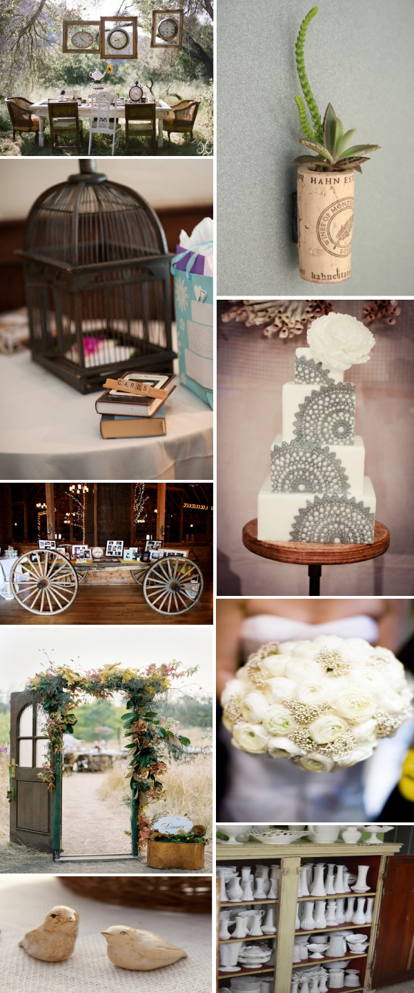 Antique Theme wedding #diy #idea #inspiration–might be something in here for yo