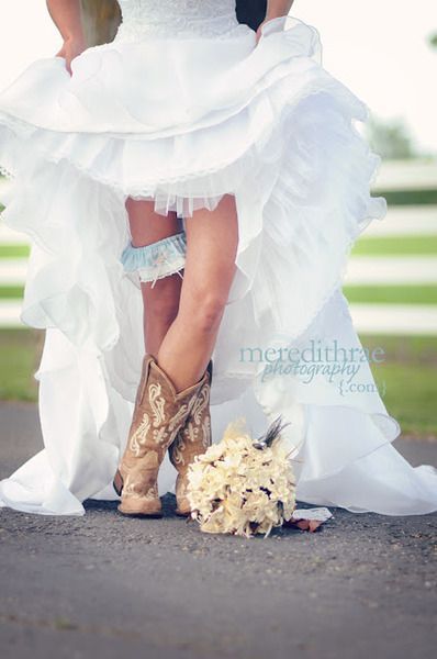 Country Bridesmaid Dresses With Boots | … wedding dress wedding country weddin