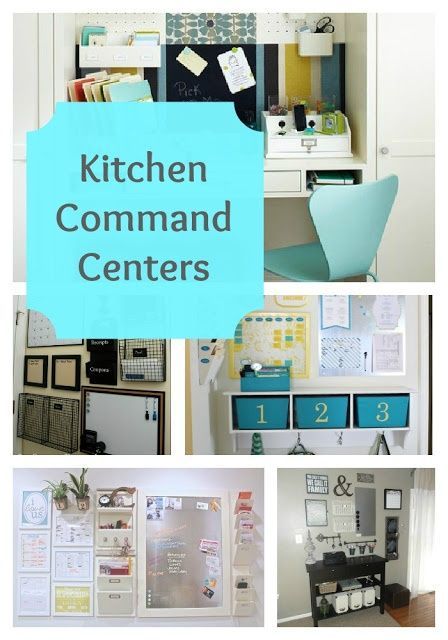 DIY:: Kitchen Command Center Round Up (with Tutorials for each)