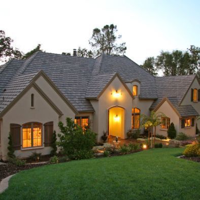 Exterior House Colors With Brown Roof Design, Pictures, Remodel, Decor and Ideas