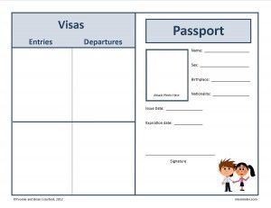 Here's a FREE passport that you can use when studying other countries and cu