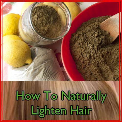 Natural Ways To Lighten Hair; the beginning part of this article is pretty ignor