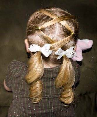 Pretty and simple hair style for little girls! kids-hair