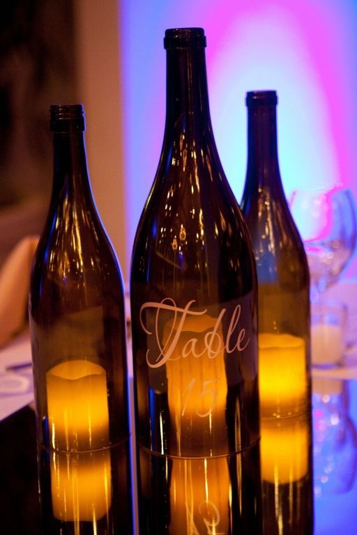 Ruffled® | See ads – Wine Bottle Centerpieces – Reception