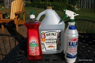 Spring is coming and this is the BEST Weed Spray.  I made 3 gallons for around $