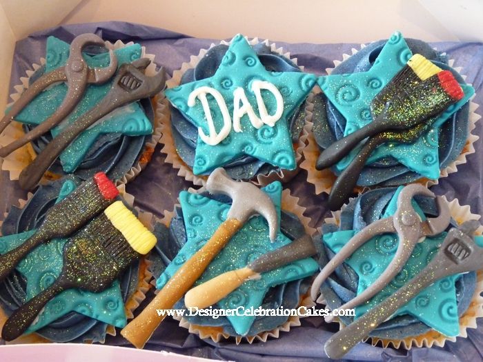 Wish hubby was home to make these: Father's Day Diy Cupcakes