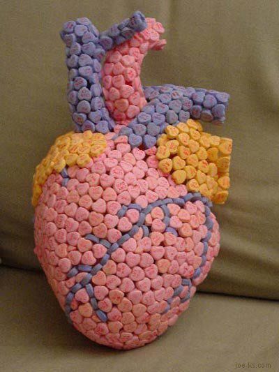 sweethearts heart would make a cool school science project