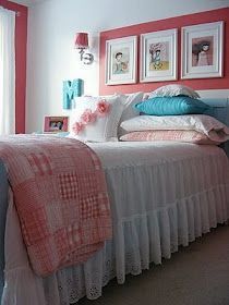 vintage decorating girls bedroom