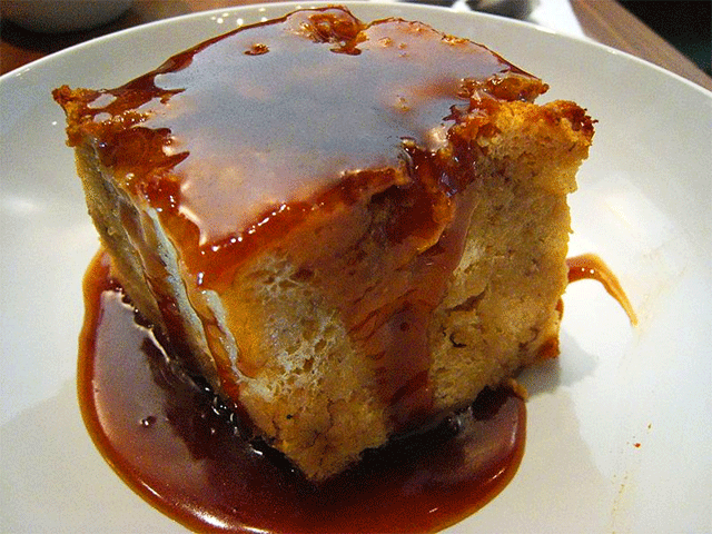 Bannana Bourbon Bread Pudding