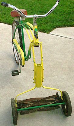 Bicycle Lawnmowing……really?