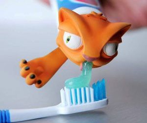 Cat Puke Toothpaste Dispenser $4.99