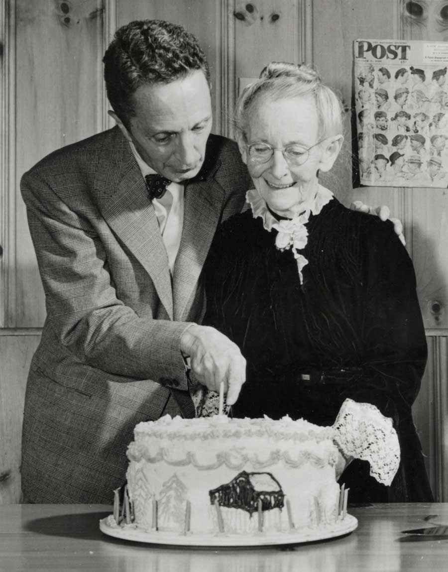 Grandma Moses and Norman Rockwell