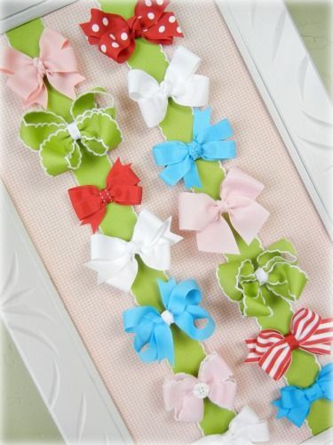 How to make a bow board! Make it cute with our quality ribbons and designer fabr