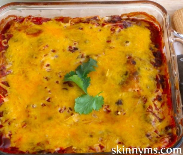 I can't get enough of this Southwestern Black Bean Casserole!!! Made with co