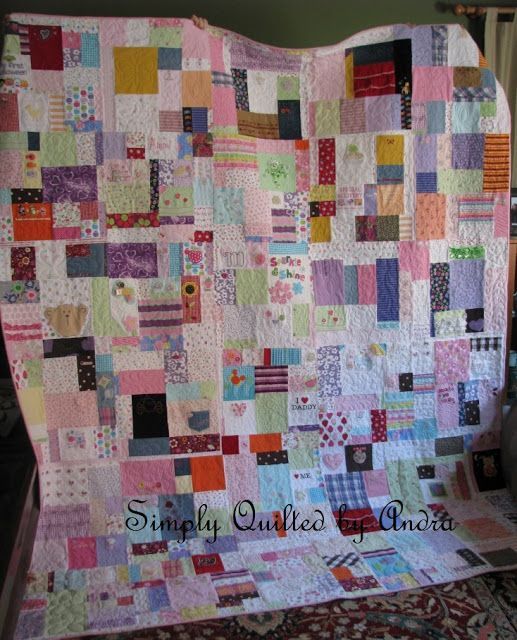 Baby Clothes Quilt from Simplify and Quilt