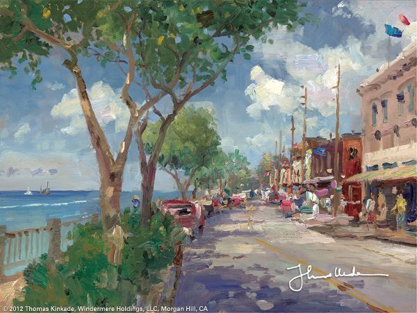 Front Street, Lahaina by Thomas Kinkade