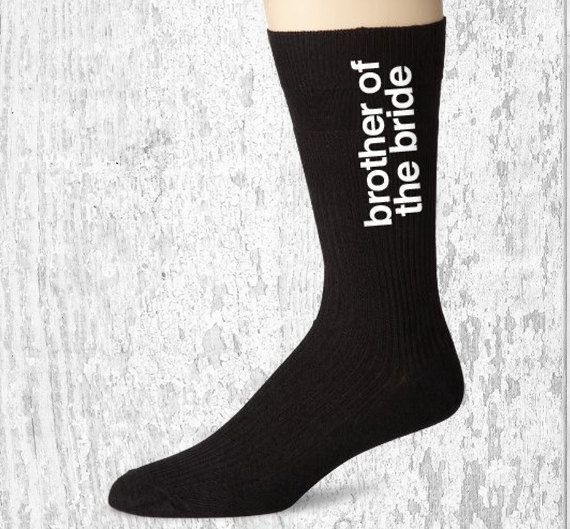 $12 Brother of the Bride wedding socks