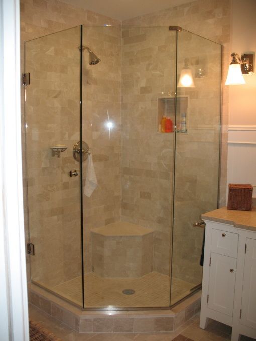 corner shower