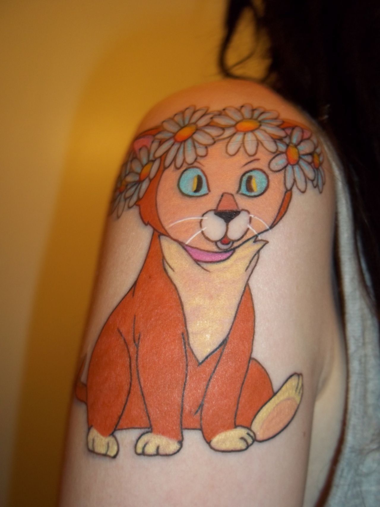 dinah from alice in wonderland tattoo 3