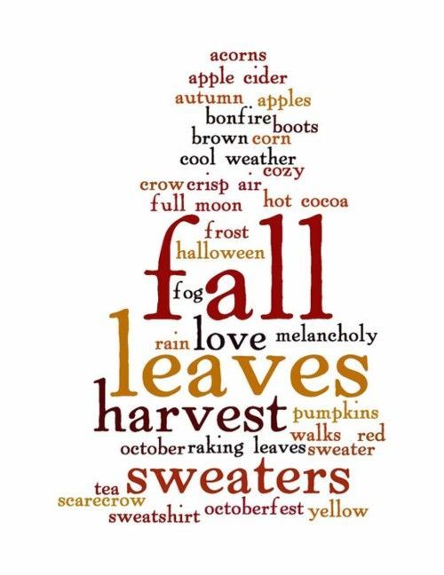 Fall…my favorite time of year!!!