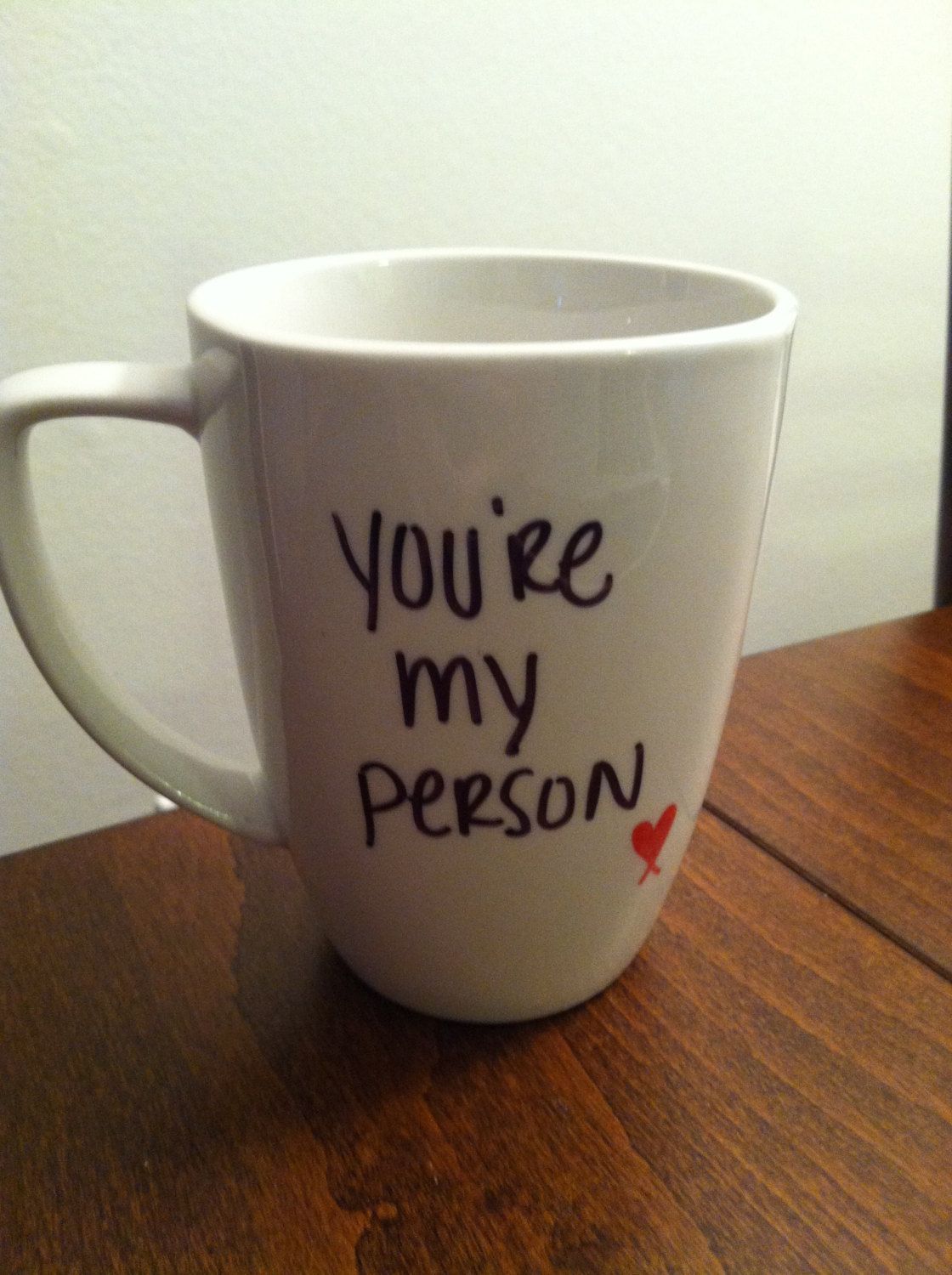 Greys Anatomy mug. $15.00, via Etsy. could make on my own though. love it.