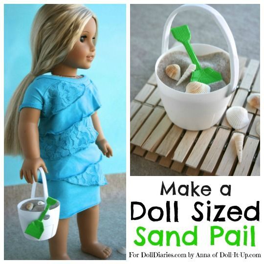 Hoe To Doll Craft- Make a Doll Sized Sand Pail and Shovel — Doll Diaries