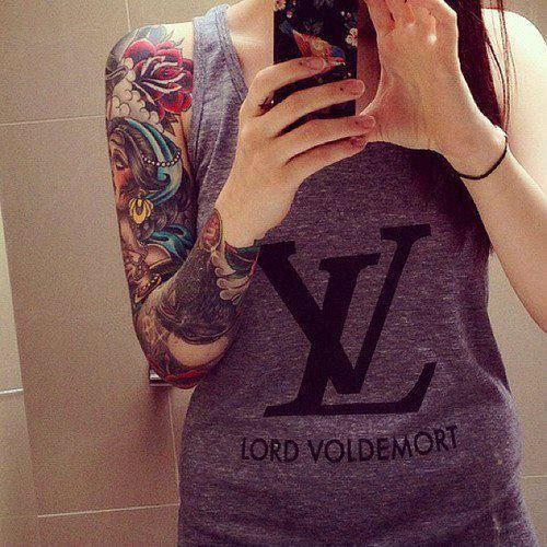 Louis Vuitton? no Lord Voldemort haha I need this shirt!!!!