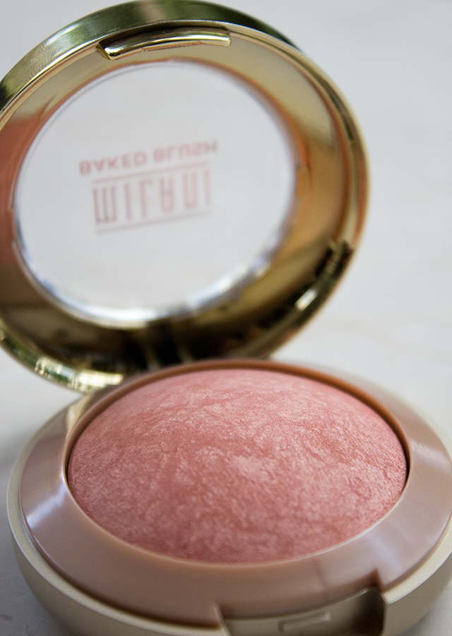 Milani Luminoso Baked Powder Blush – this blush gives a wonderful healthy lookin