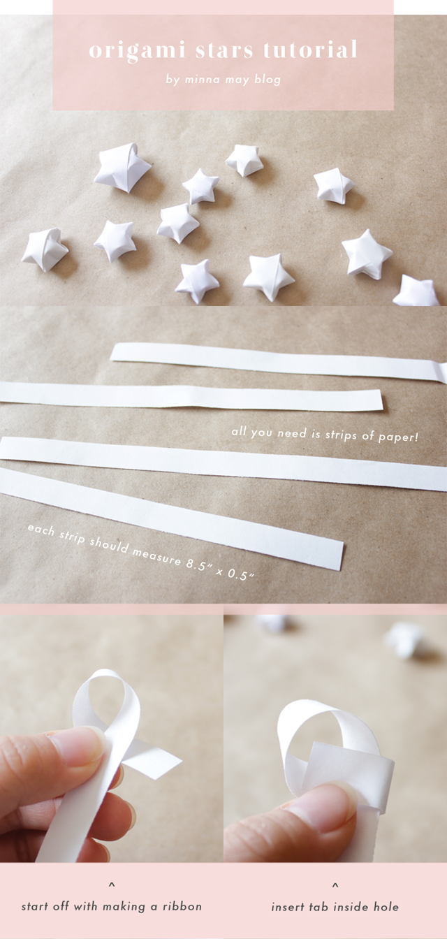 minna may blog: origami stars tutorial