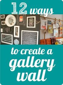 My Sisters Suitcase: 12 Ways to Create a Gallery Wall