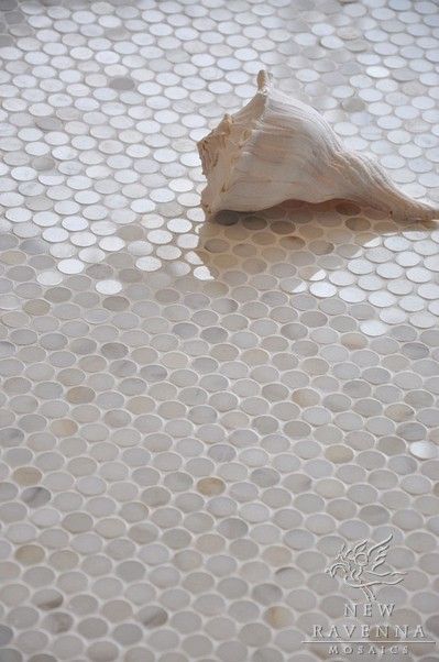 Penny tile floor