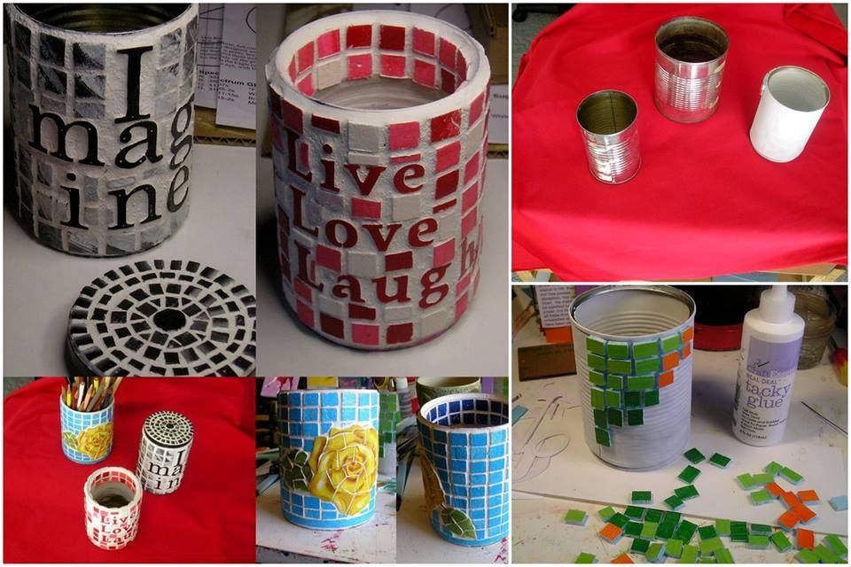 recycling tin cans
