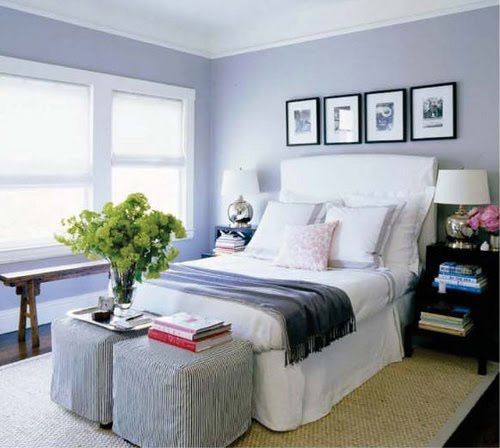Same grey/blue/purple paint we already have in our living room (Manhattan Mist f