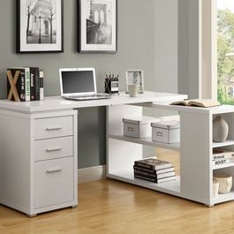 This configuration could easily be used to make two desk areas