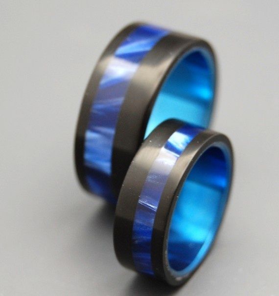 Unique Wedding Rings..diggin this for the guy