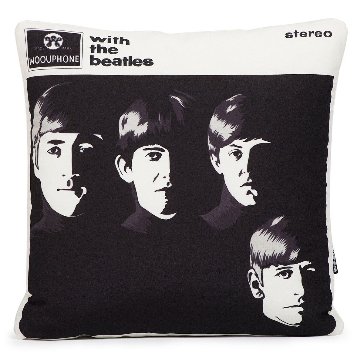 With The Beatles Pillow.