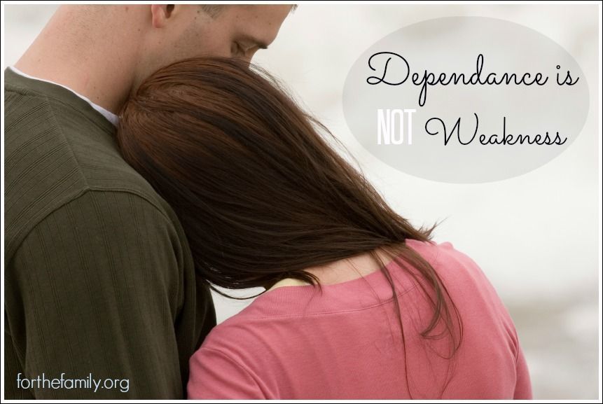 A great article reminding us that in marriage it is imperative that we depend on
