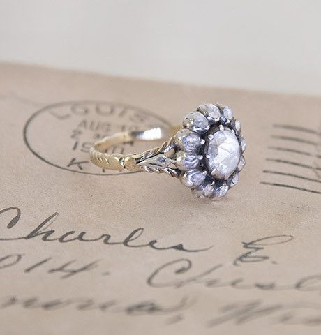 beautiful vintage engagement ring/ erica weiner
