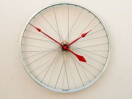 Bicycle Wheel Clock