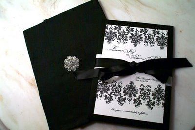 Black and White | Wedding | Invitations
