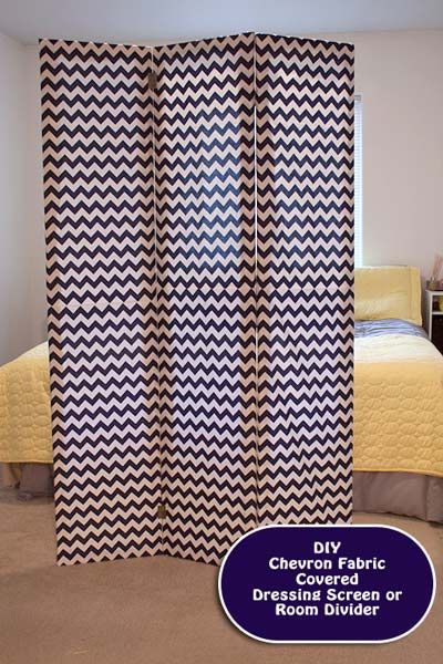 ChevronDressingScreen (DIY) With changed fabric . . . currently makes me want to