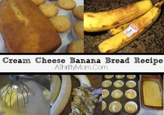 Cream Cheese Banana Bread | A Thrifty Mom. The Best Banana Bread Recipe Ever. #r