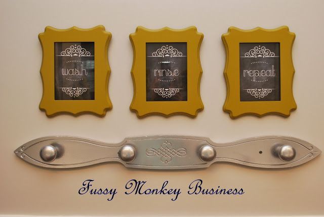 Fussy Monkey Business: Wash, Rinse, Repeat-Free Bathroom Printables