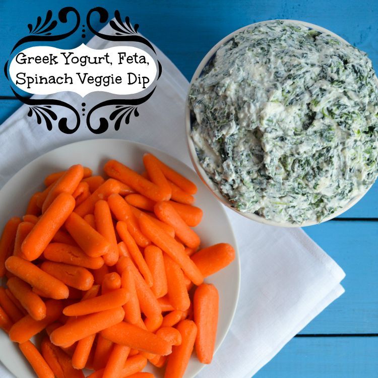 Greek Yogurt Veggie Dip Recipe – Healthy Dip with Spinach and Feta Cheese